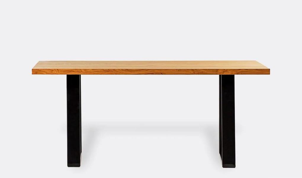 Jedálenský stôl SILENCE I - 200x90cm,Tmavý dub