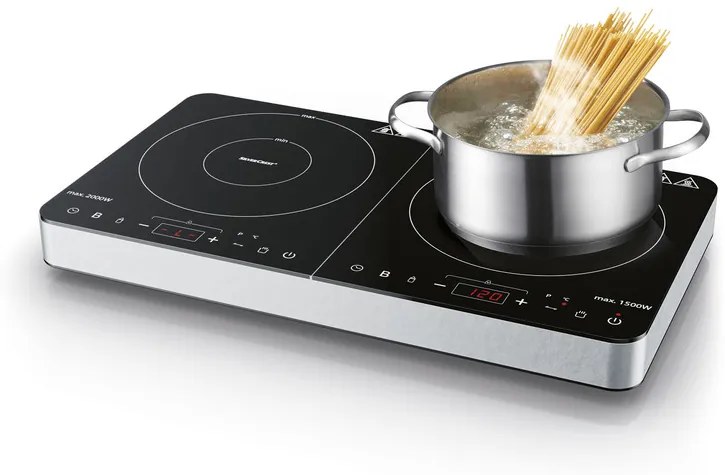 SILVERCREST® KITCHEN TOOLS Indukčná dvojplatnička SDI 3500 D5 + 2300 D5/SODI 3500 D5 (100360722)