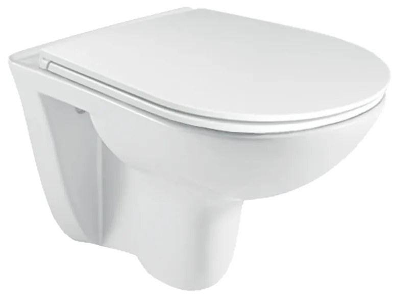 Mereo Mereo, WC závesné, RIMLESS, 530x355x360, keramické, vr. sedátka CSS113S, MER-VSD81S