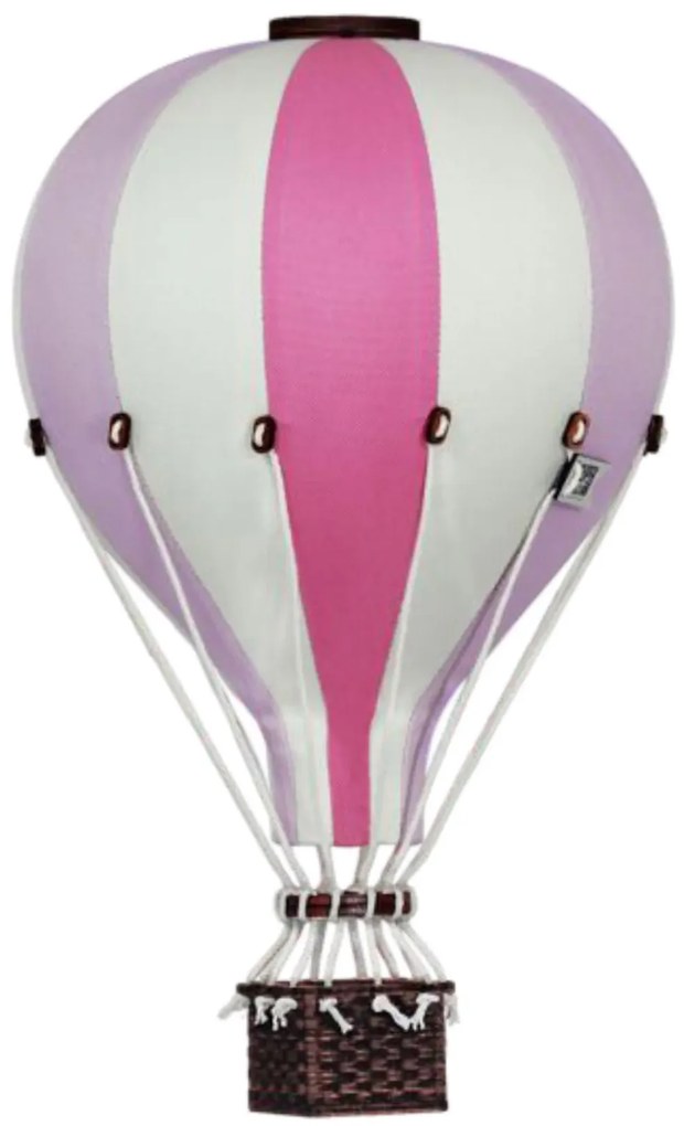 Dekoračný balón levanduľová / ružová - S-28cm x 16cm