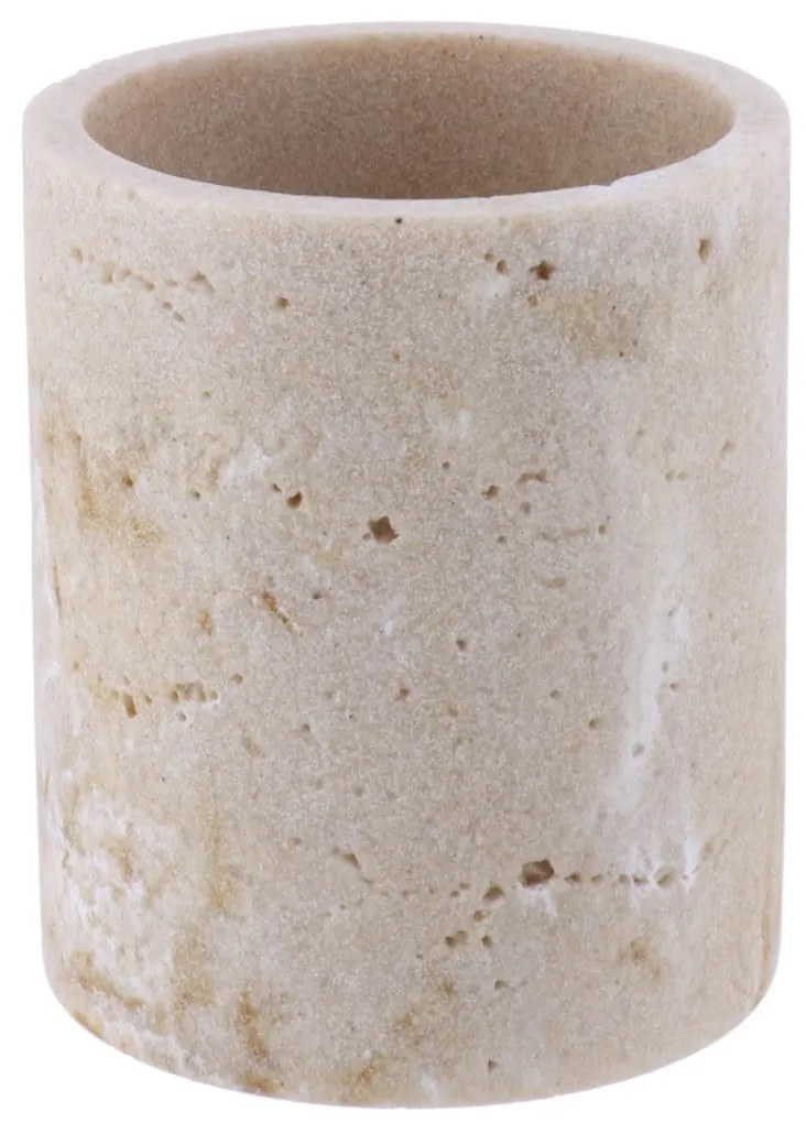 Kúpeľňový pohár Glavan, béžová,