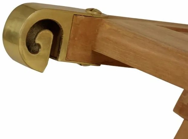 Záhradné drevené lehátko DIVERO Florentine + polstrovanie