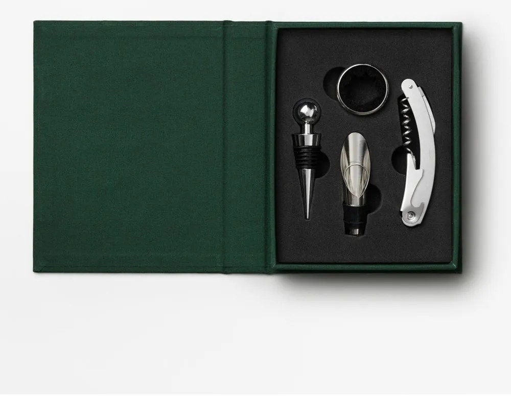 Príslušenstvo k vínu z nehrdzavejúcej ocele The Essentials Wine Tools – Printworks