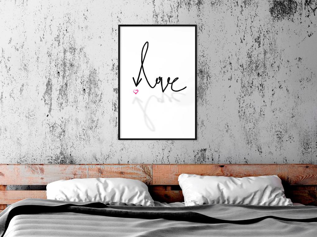 Artgeist Plagát - This is Love [Poster] Veľkosť: 30x45, Verzia: Zlatý rám s passe-partout