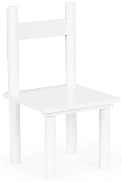 Stolík +2 stoličky biele, komplet