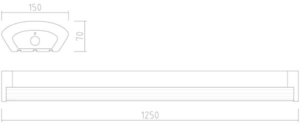 APLED - LED Prisadené svietidlo TROUT LED/36W/230V 4000K + núdza