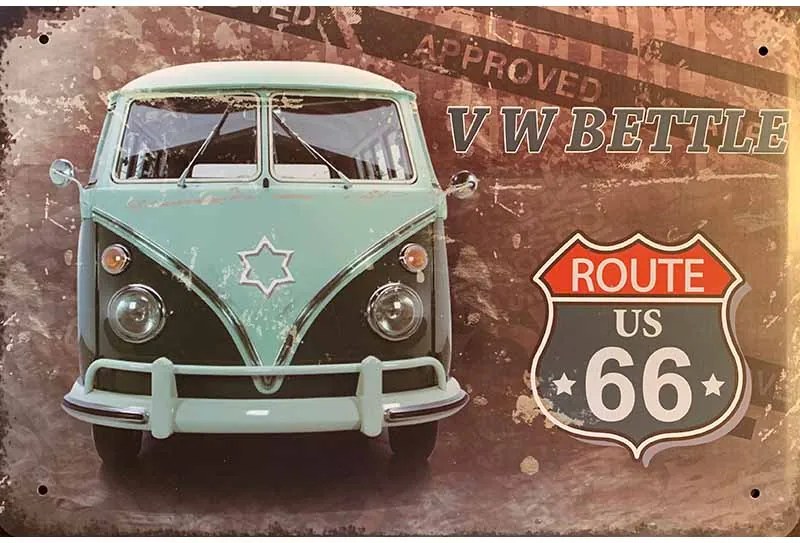 CeduľaVW Bettle route US 66