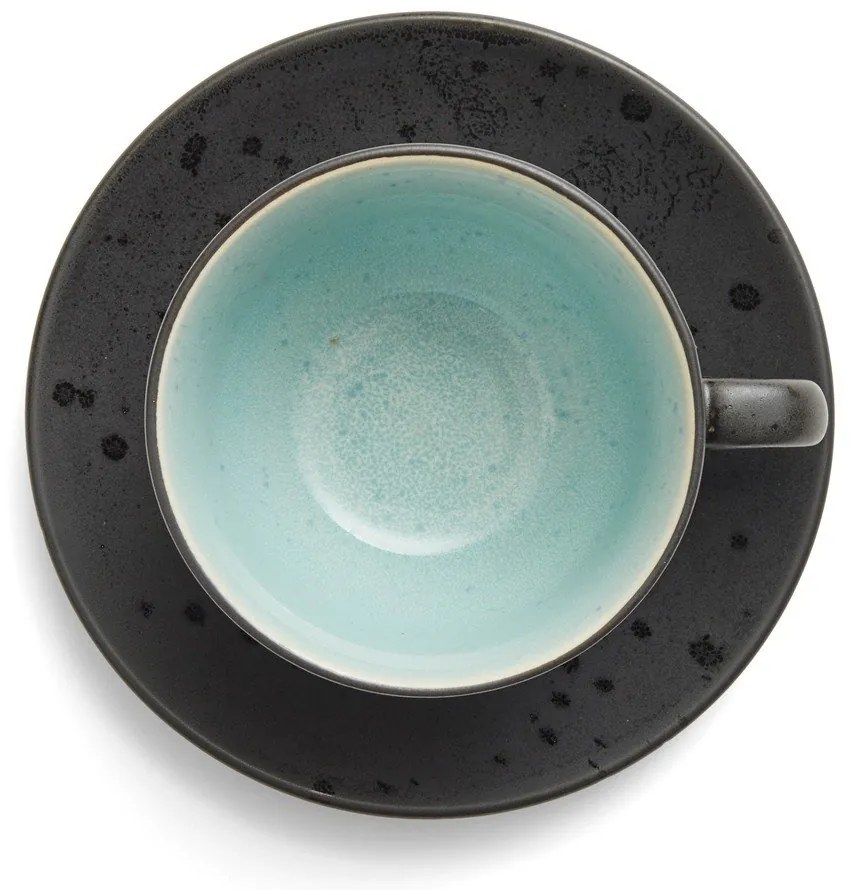 Čierne/tmavomodré keramické šálky v súprave 4 ks 240 ml Gastro Black/Mix – Bitz