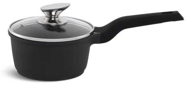 10 kusový set hrncov - matná čierna