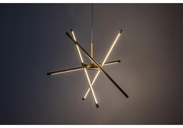 Rabalux 72339 - LED Luster na lanku HENLI2 LED/40W/230V 3000K zlatá