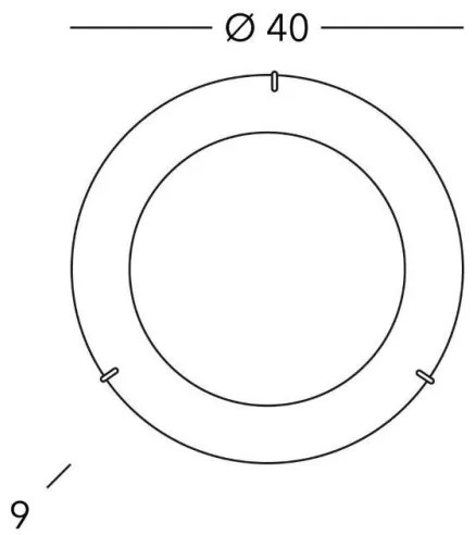 Kolarz A1306.12.4 - Stropné svietidlo MOON 2xE27/60W/230V