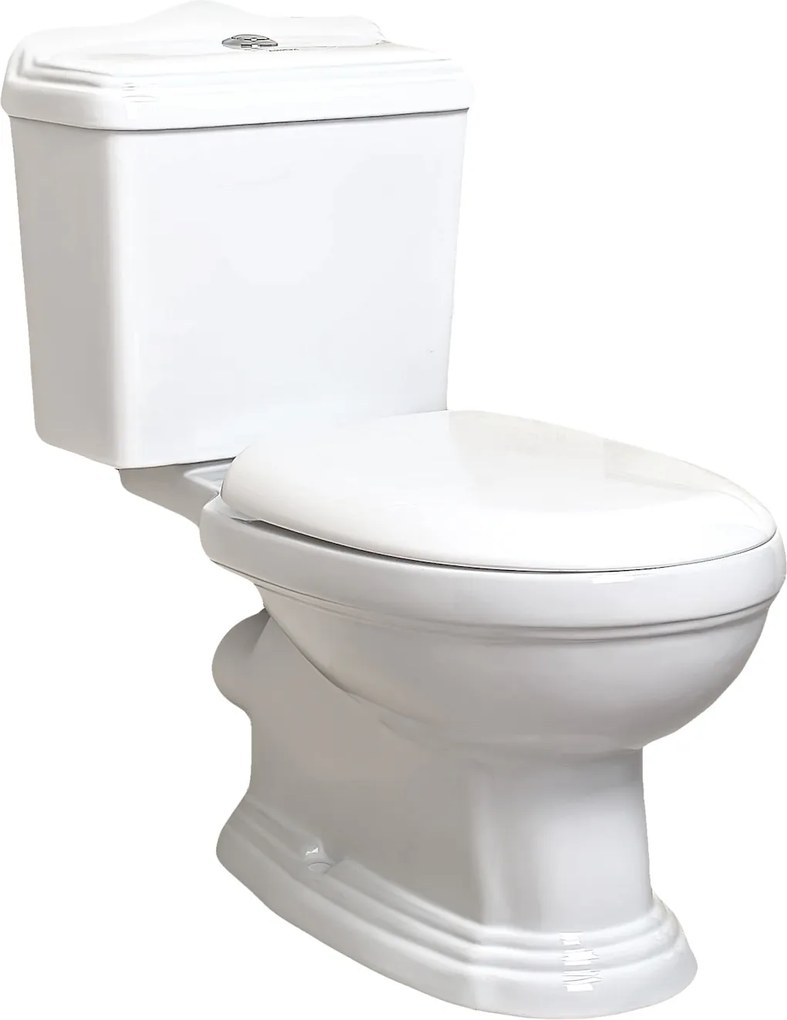 Novoterm WC kombi NV-Retro KR-13 so zadným odpadom a SoftClose sedadlom