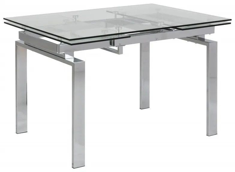 Actona Skladací stôl Huddersfield 120-200x85 cm sivý