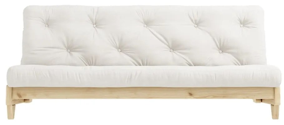 Rozkladacia pohovka so svetlobéžovým poťahom Karup Design Fresh Natural/Natural