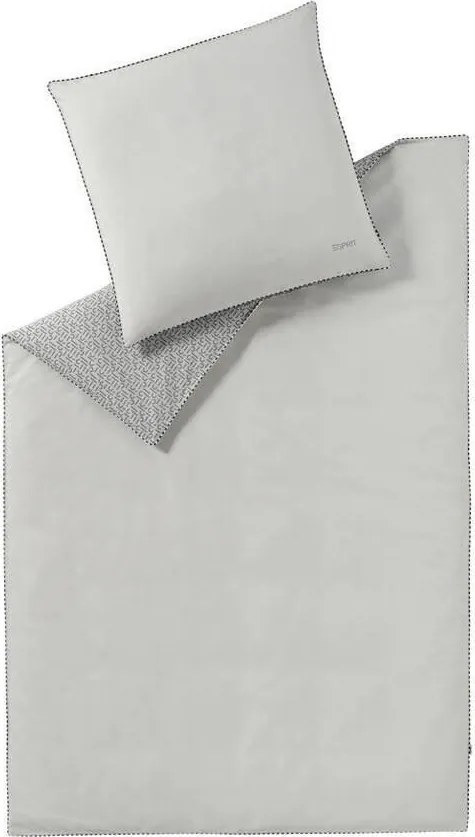 XXXLutz OBOJSTRANNÁ POSTEĽNÁ BIELIZEŇ, renforcé, sivá, svetlosivá, 155/220 cm Esprit - Online Only bytové doplnky - 003021140503