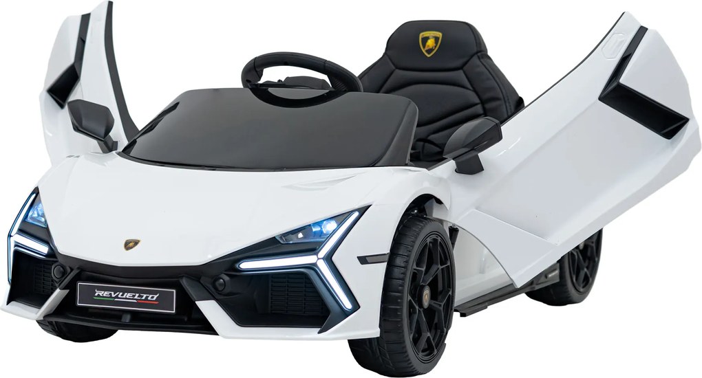 Ramiz Lamborghini Revuelto vozidlo Biela
