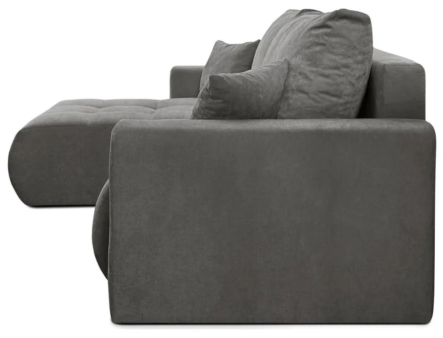 ROHOVÁ SEDAČKA TRAVIS WIND 21 ŠEDO HNEDÁ 277 x 143