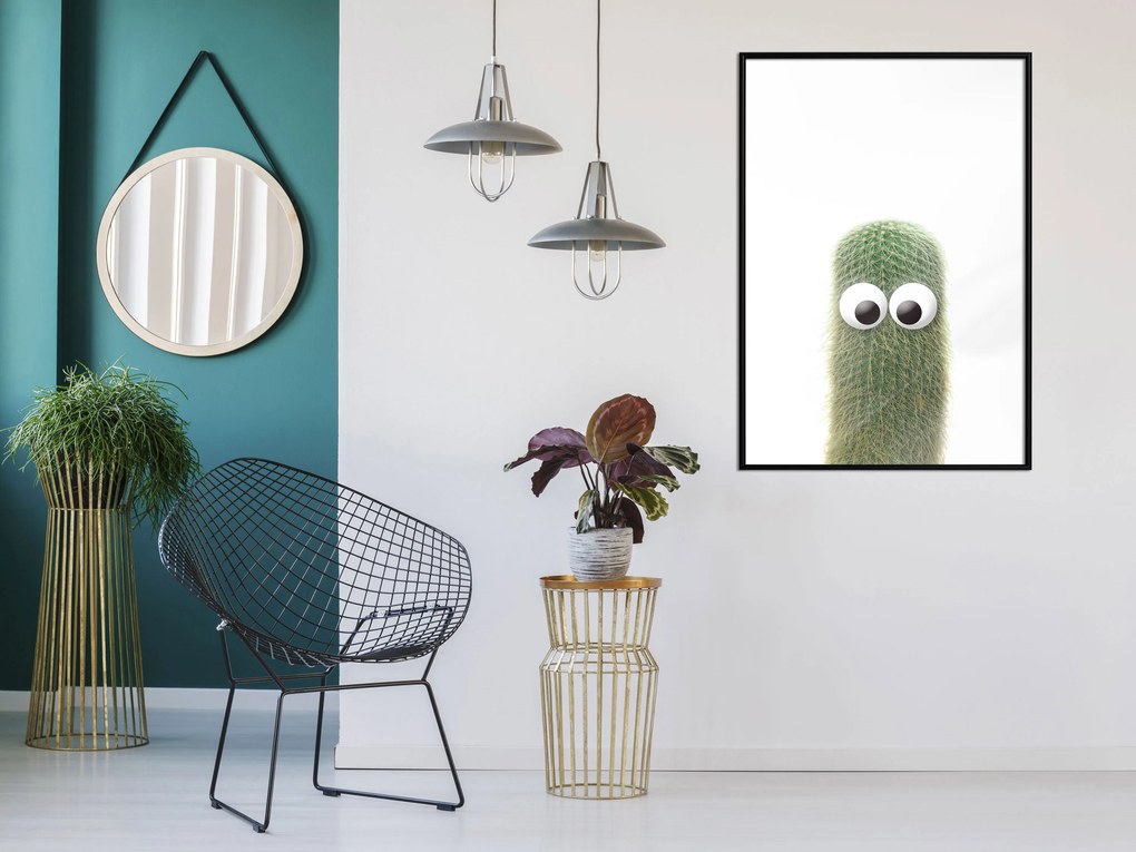 Artgeist Plagát - Prickly Friend [Poster] Veľkosť: 20x30, Verzia: Čierny rám s passe-partout