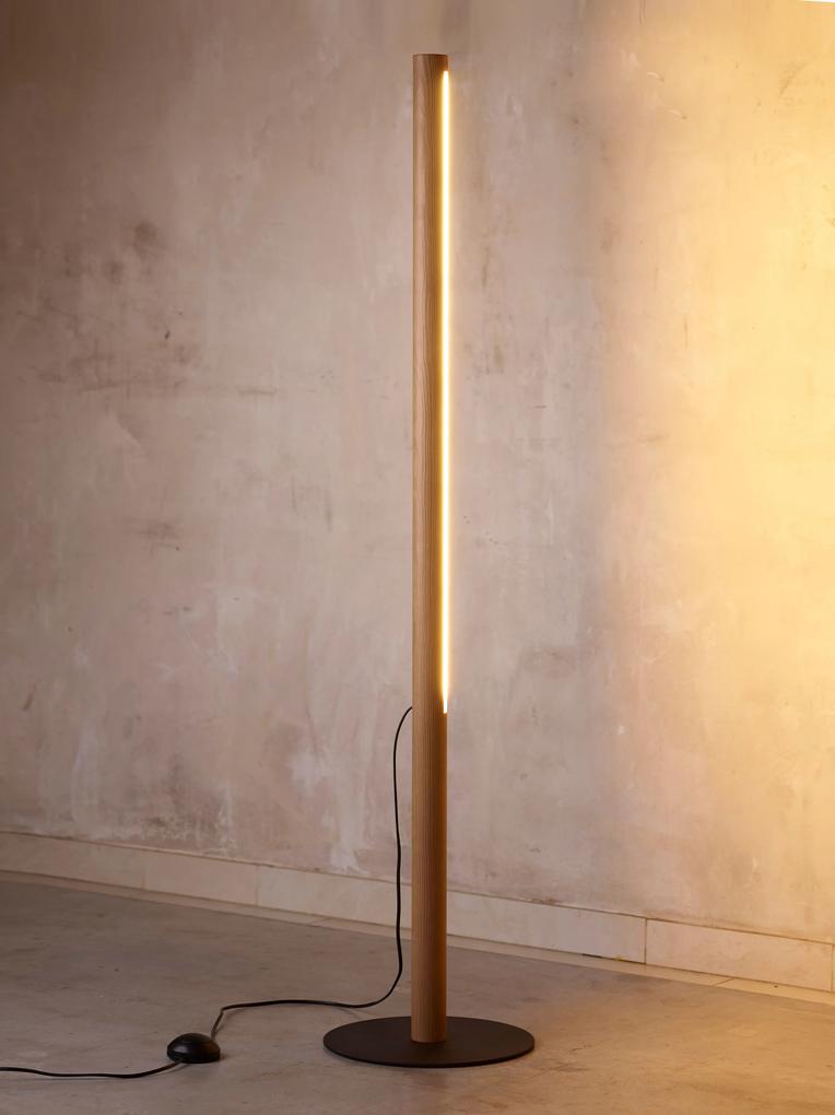 TK-LIGHTING LED stojacia lampa ROLLO, 30 W, teplá biela