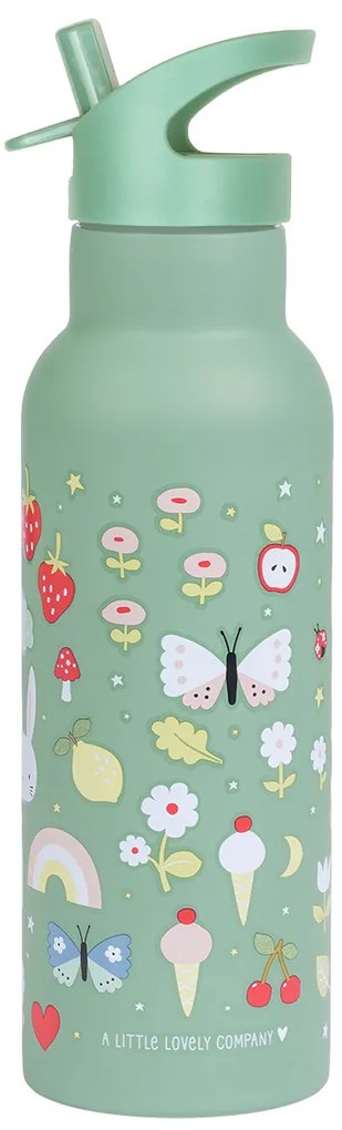 A Little Lovely Company - antikorová fľaša na pitie, 500 ml - radosť