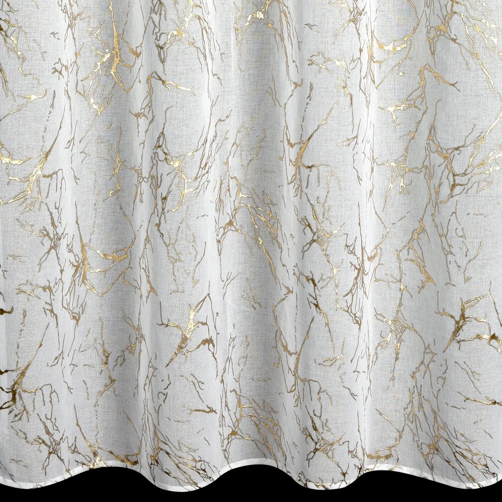 ZÁCLONA NA KRÚŽKOCH MARTA 140X250 CM VZOROVANÁ