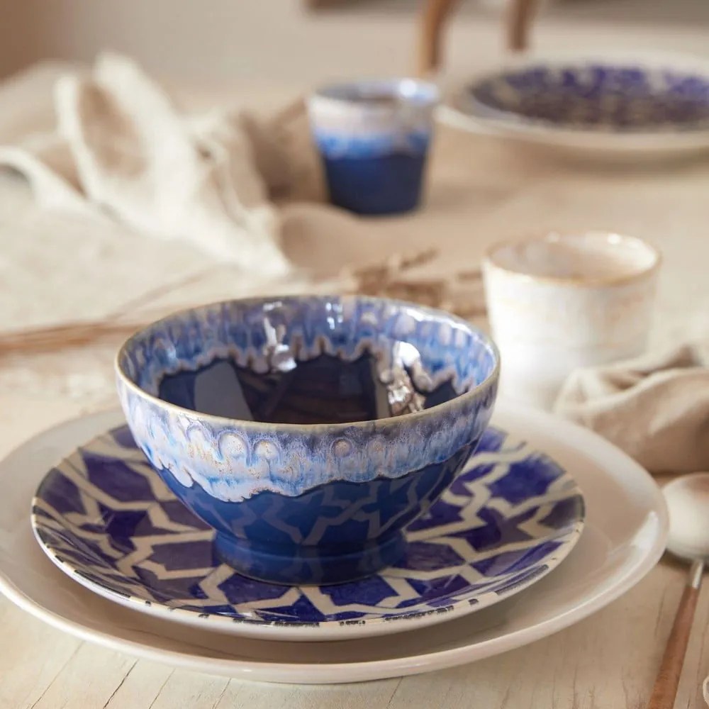 Modré misy v súprave 4 ks z kameniny ø 15 cm Latte – Costa Nova