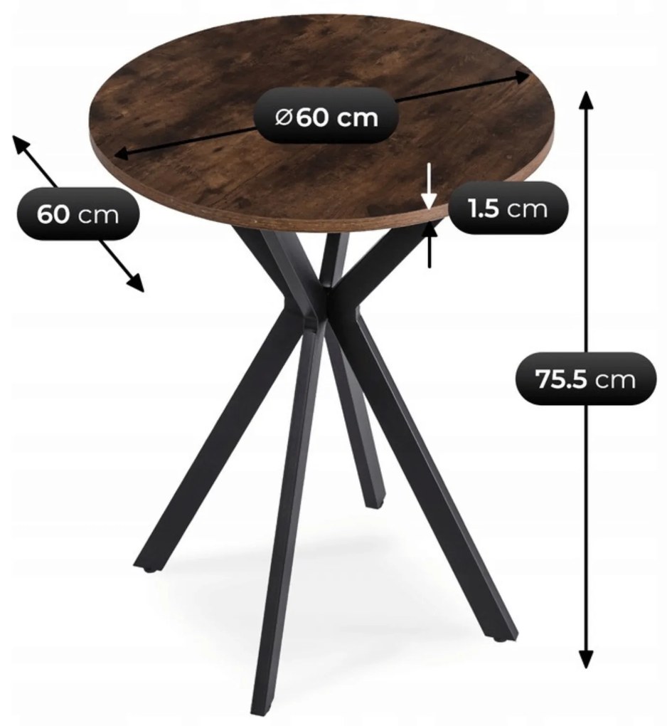 PROXIMA.store - Jedálenský stôl LAUREN FARBA: biela, FARBA NÔH: orech