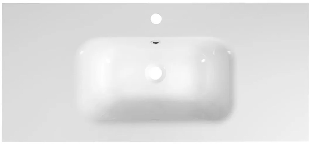 Sapho Sapho, SIDRA umývadlo 101x46cm, liaty mramor, biela, SD101