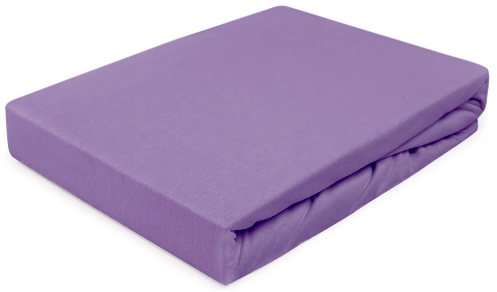 DETSKÉ JERSEY PRESTIERADLO 040 80X160 CM FIALOVÉ