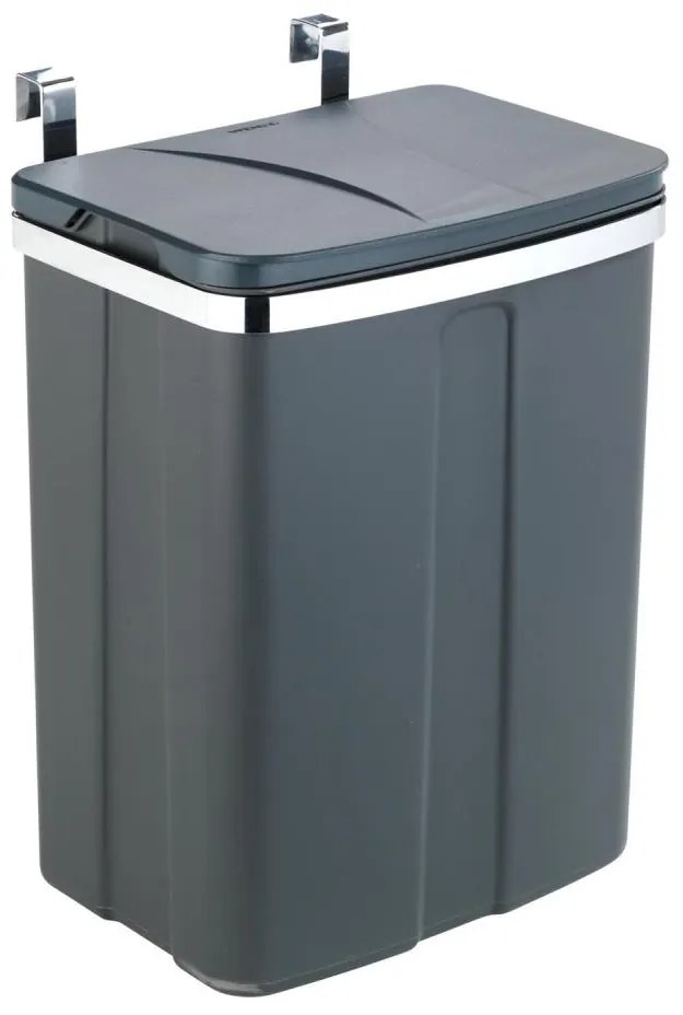 WENKO 54903100 - Kôš zavesiteľný na dvere 26x36,5 cm sivá/strieborná