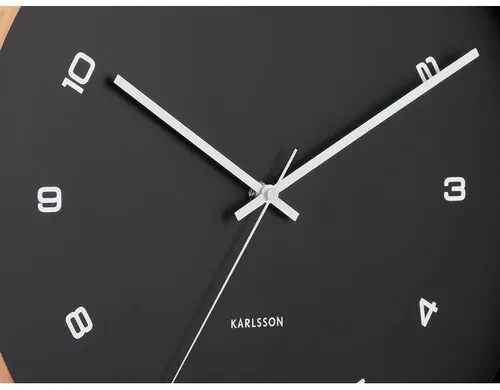 Karlsson 5938BK dizajnové nástenné hodiny 41 cm