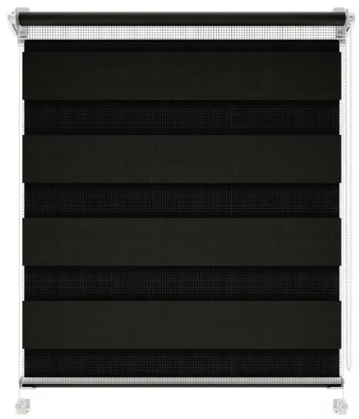 Gario Roleta Deň a noc Mini Ready To Go Čierna - Zložená Šírka: 101 cm, Výška: 220 cm