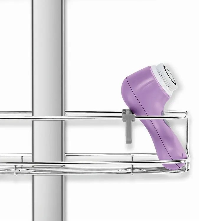 Nastaviteľný držiak do sprchy Plus, nerez