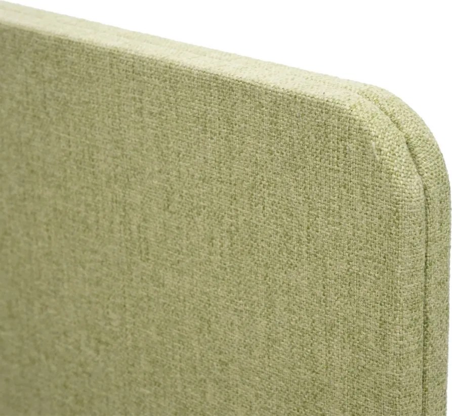 Akustický panel na stôl HWC-G75 - dvojstenná látka/textil - 60x160 cm - zelená