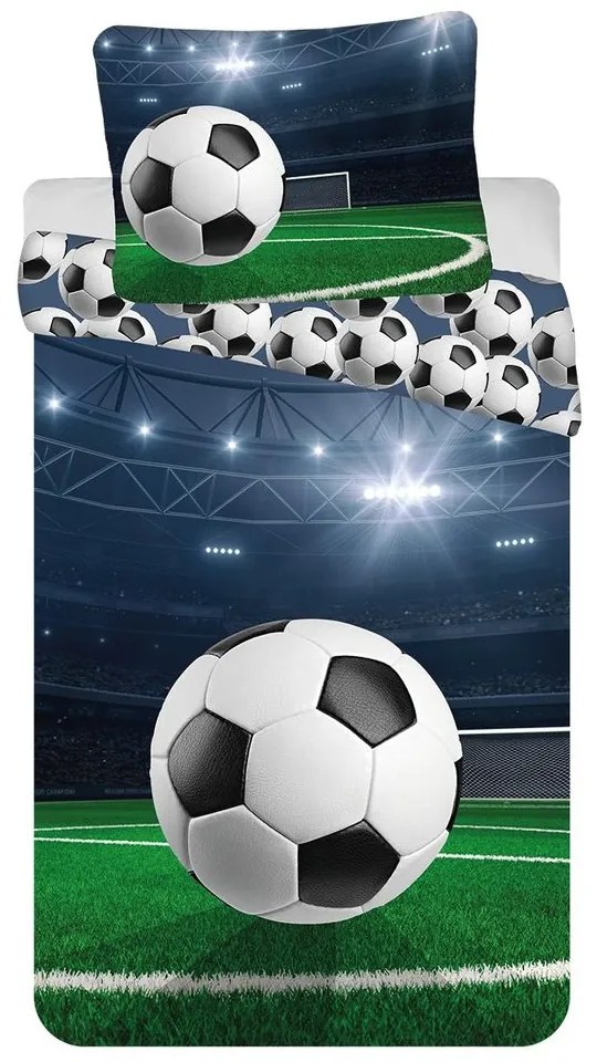 Jerry Fabrics Posteľná bielizeň Futbalový štadión - 140 x 200 cm / 70 x 90 cm