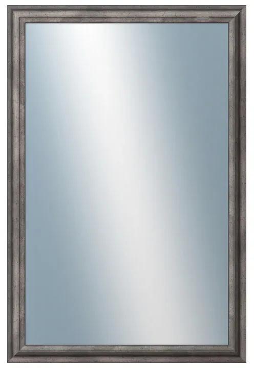DANTIK - Zrkadlo v rámu, rozmer s rámom 40x60 cm z lišty TRITON cín (2146)