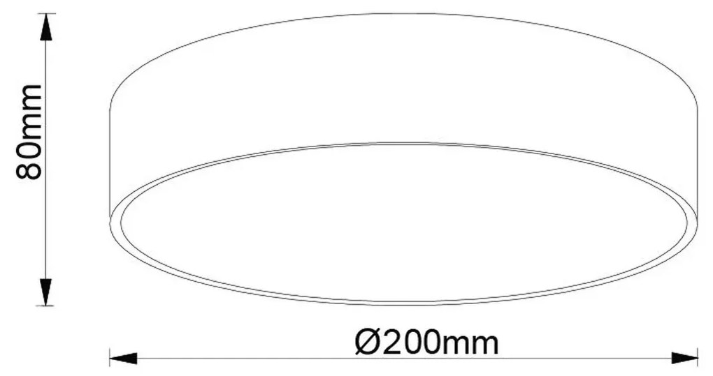 LIGHT.IT Stropné svietidlo DOT LED 12W 20cm WHITE Neutral White DOT3728 DOT3728