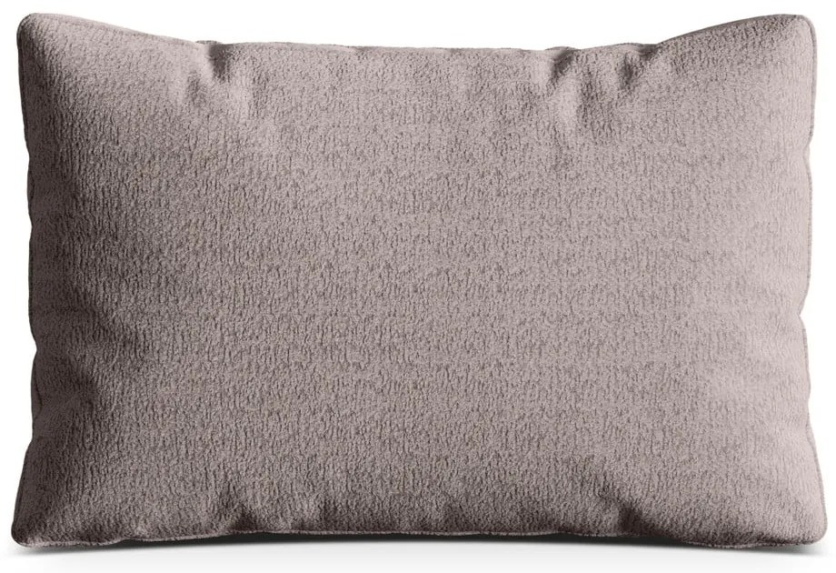 Sivobéžový vankúš na gauč z textílie buklé Kemi – Cosmopolitan Design