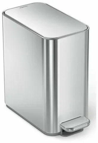 Simplehuman Úzky pedálový kôš 5 l, nehrdzavejúca oceľ