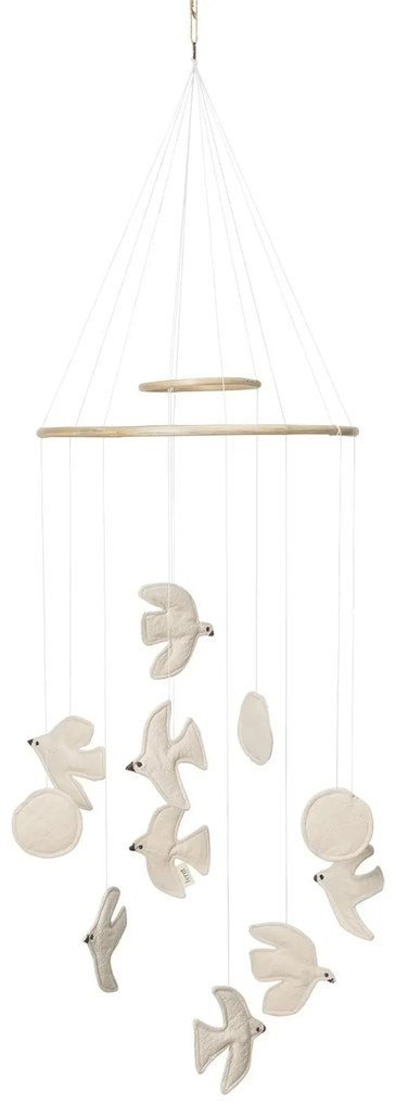 Ferm Living Závesný kolotoč Swif Bird Undyed