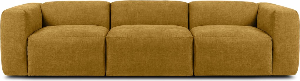 Modulárna trojmiestna pohovka boho pohodlná Konsimo Buffo Medová