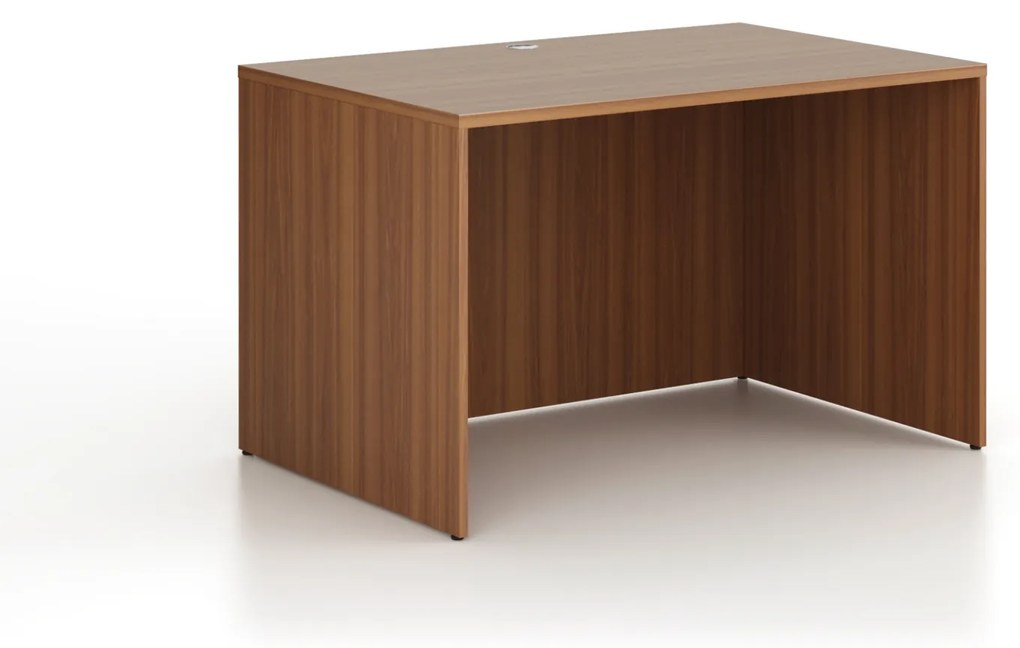 Kancelársky písací stôl FRAME, 120x80 cm, orech