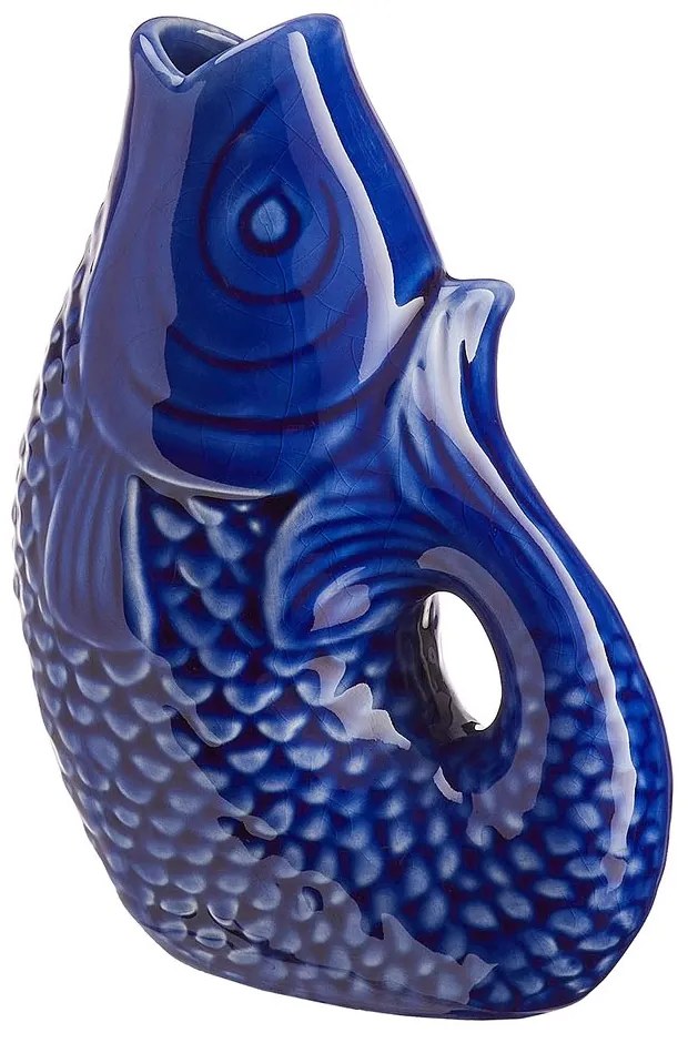KOI Mini váza 12 cm - modrá