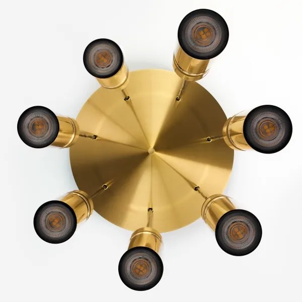 Jupiter 2021 - Luster na lanku ALAS 7xGU10/10W/230V zlatá