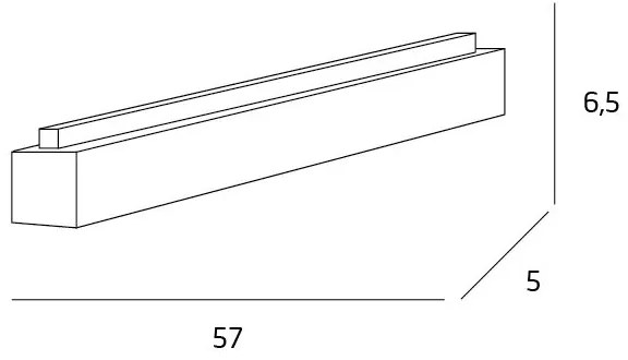 MAXLIGHT C0124D - LED Stmievateľné stropné svietidlo LINEAR LED/18W/230V biela