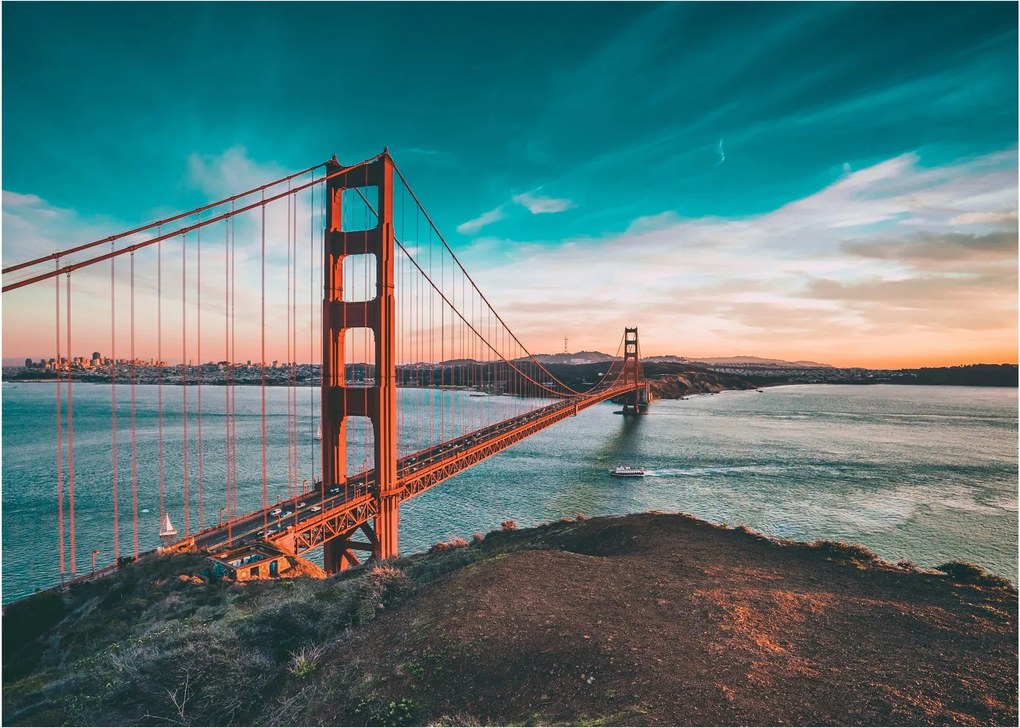 Obraz- Golden Gate, San Francisco (70x50 cm)