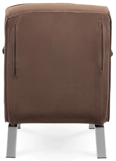 Kreslo pohovka rozkladacia PRATO hnedá - vintino.sk