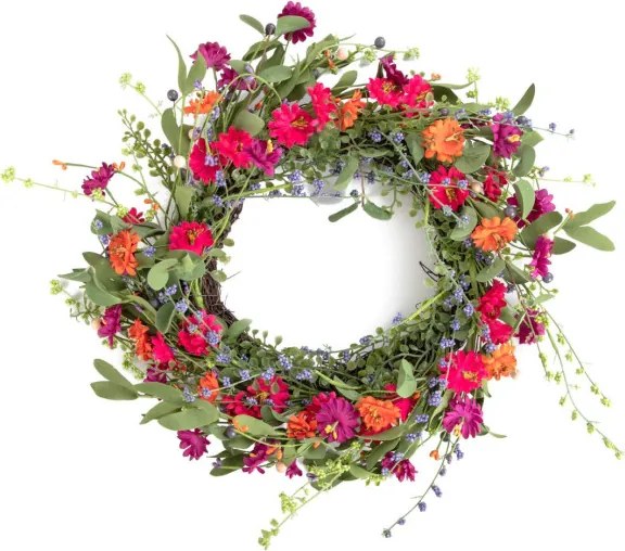 Veniec MEADOW s farebnými kvetmi 877020