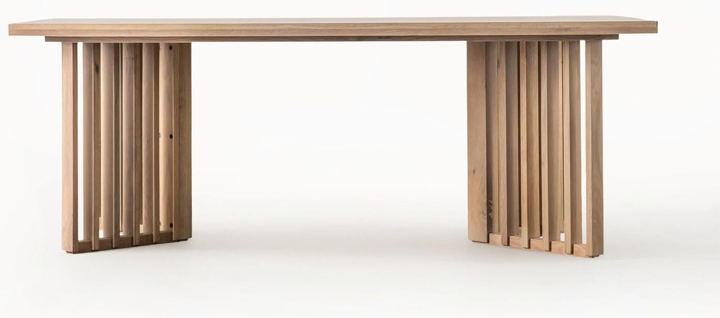 Drevený jedálenský stôl Okayama, 200 x 100 cm