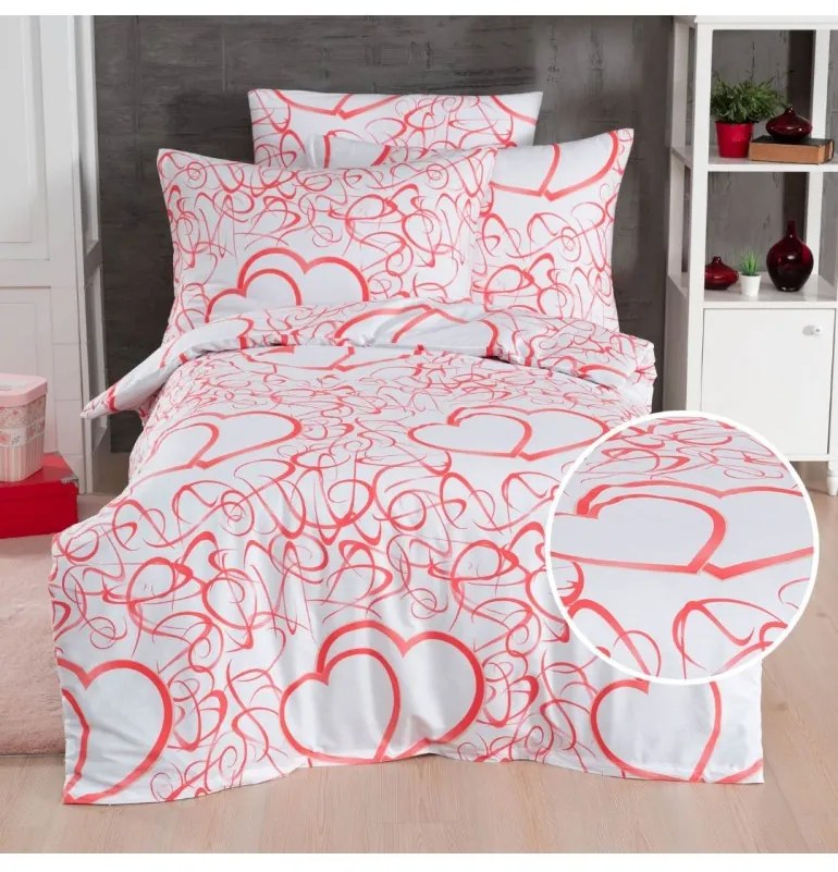 Obliečky bavlnené Sweet EMI, Štandardný set jednolôžko obsahuje 1x 140x200 + 1x 70x90